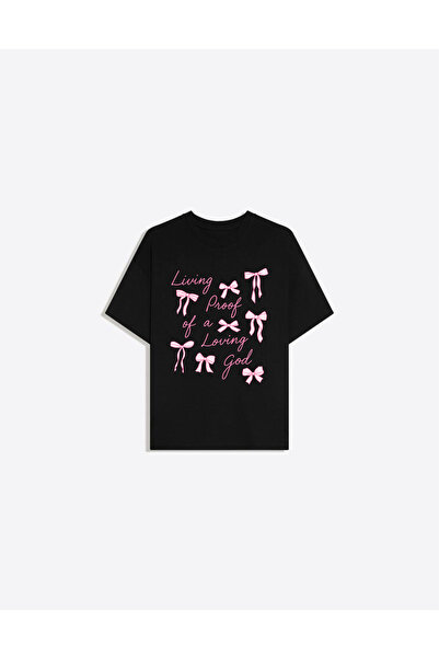Disante Tricou pentru femei Living Proof, imprimat, cu gât rotund, supradimen...