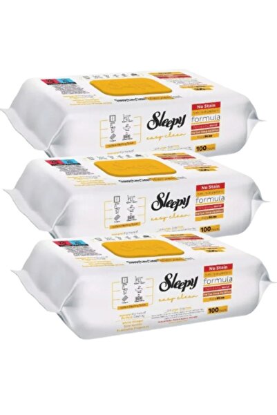 Sleepy Set 3 x Servetele umede Sleepy, antibacteriene, extra groase, 100 buc/...