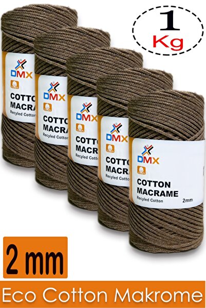 Diva İplik Dmx Bumbac Macrame (5x200 Gr) - Pachet de 5 - Culoare -222