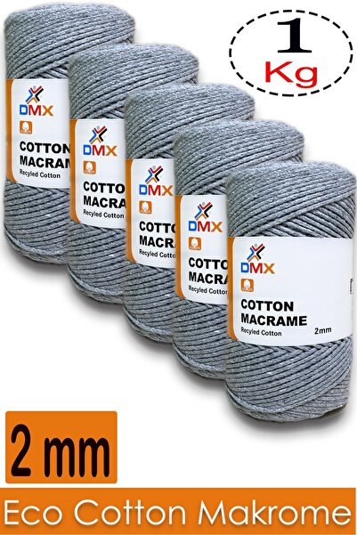 Diva İplik Dmx Bumbac Macrame (5x200 Gr) - Pachet de 5 - Culoare -2107