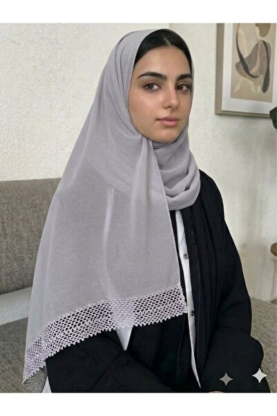 Veil Designer طرحة تركي بشغل اويه مع كوروشيه بقماش ياباني علي الطرفين المقاس ...