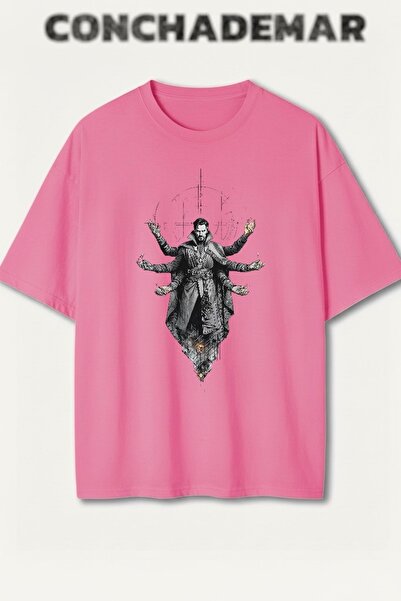 Vordevia Doctor Strange Printed Colorful Oversize T-Shirt Printed Premium Ove...