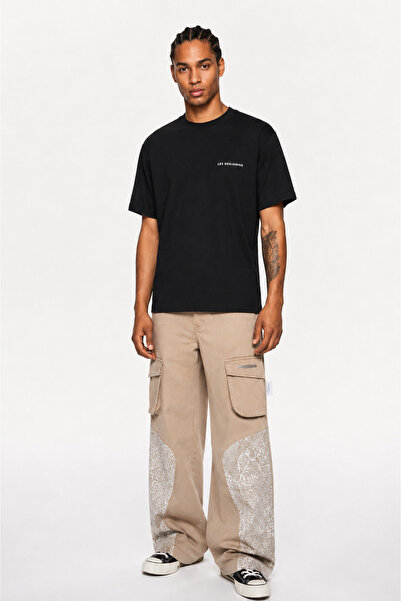 LES BENJAMINS Erkek “Eastern Punk” Kargo Baggy Pantolon