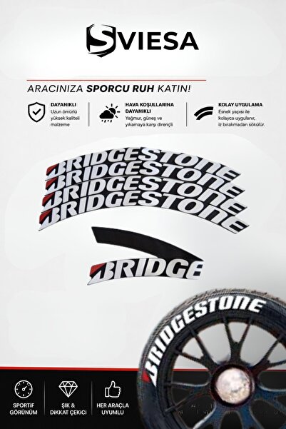 Sviesa Motorcycle and Automobile Vehicle 3D Auto Tire Lettering Sticker Emble...
