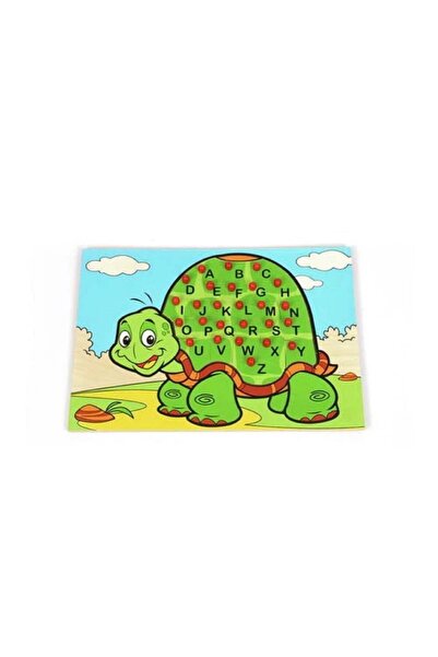 Puzzle English Alphabet Puzzle - Turtle