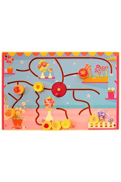 Puzzle لوحة جدارية خشبية - الزهور