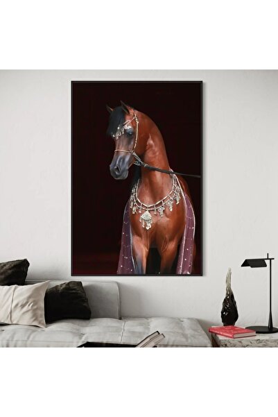 Afkar modern Arabian Arabian Horse Art Wall Painting - Luxurious and Exclusiv...