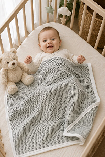 Rain Baby Baby Blanket Cotton Piti Checkered 90X100 cm