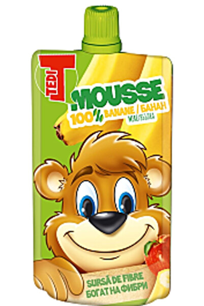 TEDİ Mousse de banane și mere 100 g