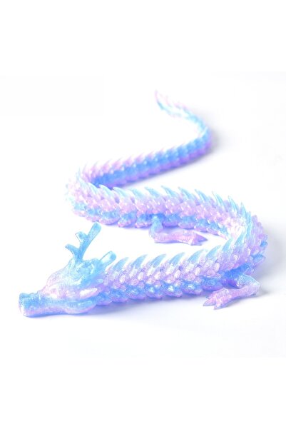 Zorix Articulated 3D Printed Chinese Dragon with Dragon Egg – Flexible Dragon...