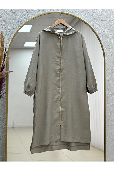 BENAHOLL Doruna Slit Zipper Cap-Eu2992 Olive Green