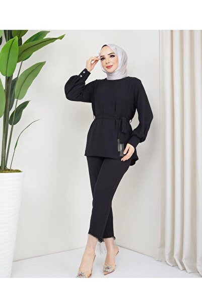 FUNDA Fashion Women's Chain Detailed Trouser Suit