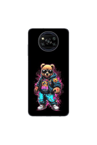 OEM Case compatible with Xiaomi Poco X3 Pro Silicone Gel Tpu Pattern Bear Coo...