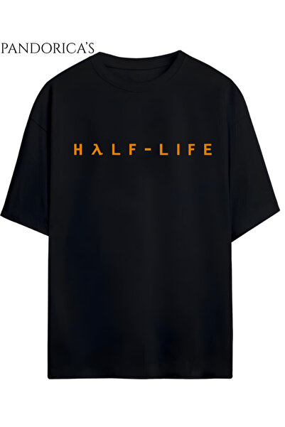 Grafftee Clothing Half Life Printed Cotton Relaxed Fit Gamer T-Shirt