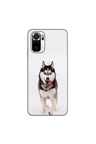 OEM Θήκη συμβατή με Xiaomi Poco M5s από σιλικόνη gel TPU με σχέδιο Χάσκι