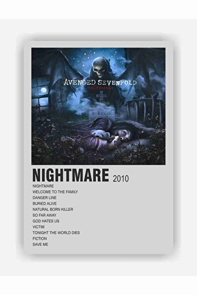 fırsatlar diyarı Avenged Sevenfold - Nightmare Duvar Posteri - Kalın Kağıt - ...