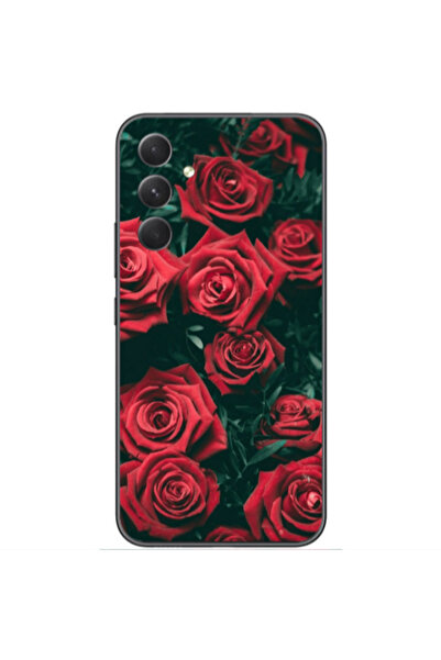 Other Samsung Galaxy A25 Red Roses Transparent Silicone TPU Θήκη