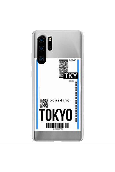 Other Huawei P30 Pro Tokyo Boarding Transparent Silicone TPU Θήκη