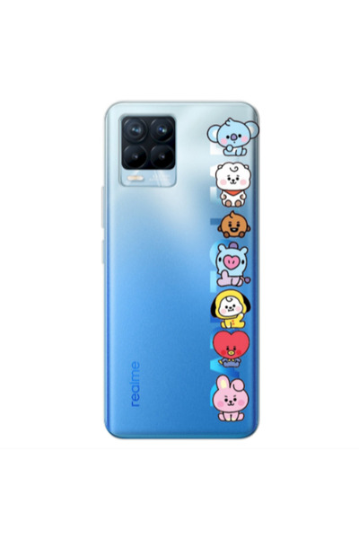 Other Realme 8 Pro Lovely animals Transparent Silicone TPU Θήκη