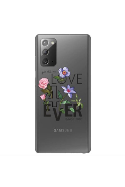 Other Samsung Note 20 Love for ever Transparent Silicone TPU Θήκη