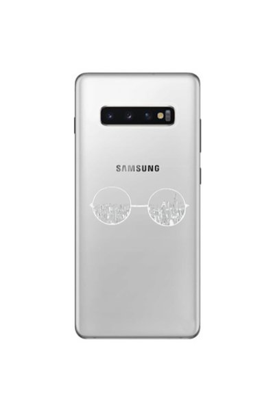 Other Samsung S10 Sunglasses Transparent Silicone TPU Θήκη