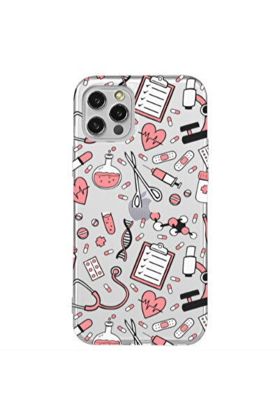 Other Apple iPhone 12 Pro Laboratory Transparent Silicone TPU Θήκη