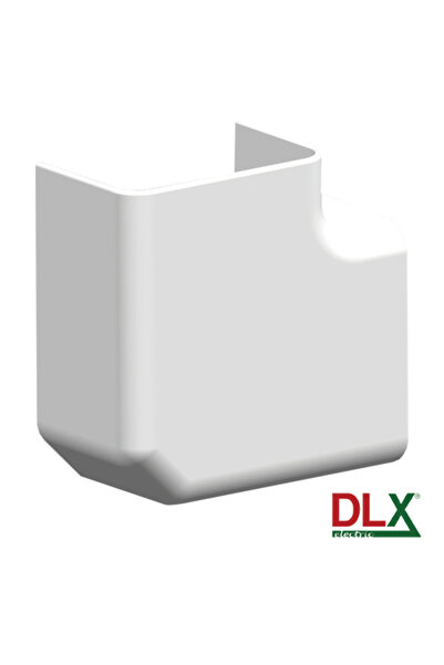 DLX Reglabil 90 °   Colțar planar pentru canal de cablu 102x50 mm - DLX-102-03