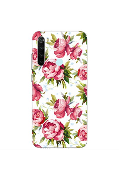 Other Xiaomi Redmi Note 8 Roses and laves Transparent Silicone TPU Θήκη