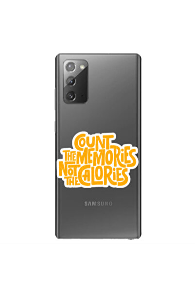 Other Samsung Note 20 Count the memories not the calories Transparent Silicon...
