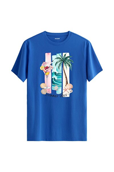 Colermi Summer Breeze Beach Themed T-Shirt