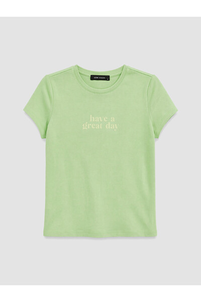 LC Waikiki Nevavm Printed 100% Cotton Women's T-Shirt with a Difference