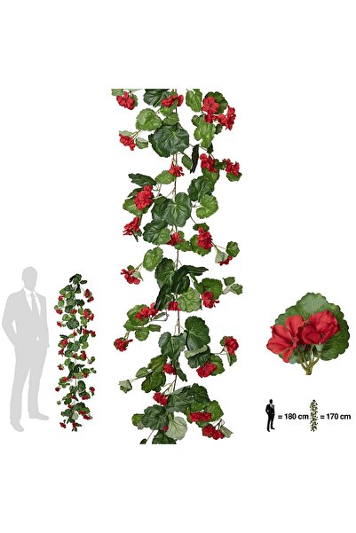Roberto Rossi Muscata artificiala curgatoare 170cm cu 130 frunze verde si 33 ...