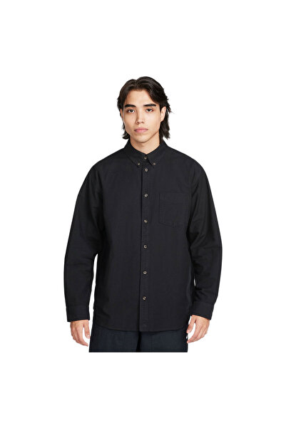 Nike Mens M NL Oxford Button-Down Long-Sleeve Shirt L