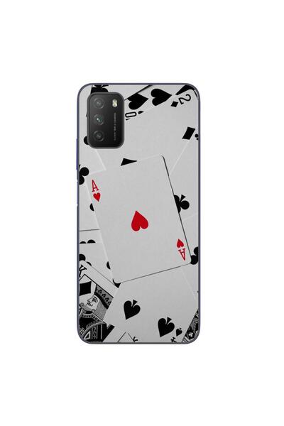 OEM Husa compatibila cu Xiaomi Poco M3 Silicon Gel Tpu Model Carti Poker