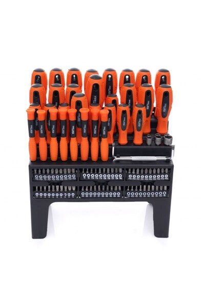 Kraft&dele Screwdriver and bit set, Kraft&Dele, 100 items