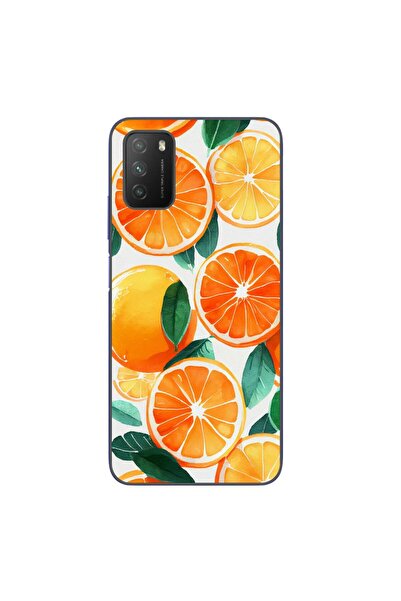 OEM Case compatible with Xiaomi Poco M3 Silicon Gel Tpu Model Oranges