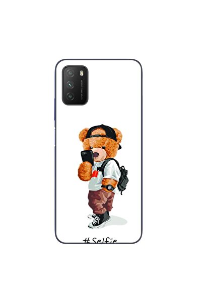 OEM Case compatible with Xiaomi Poco M3 Silicone Gel Tpu Pattern Bear Teddy S...