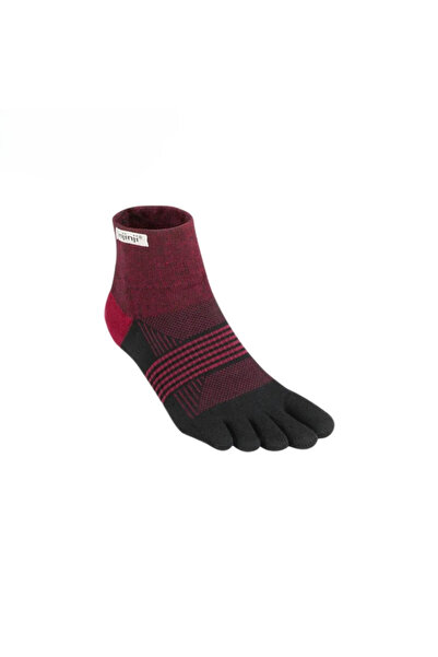 injinji WOMEN'S TRAIL MIDWEIGHT MINI CREW - XS/S - ايمبر