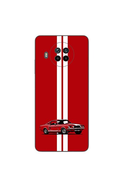OEM Case compatible with Xiaomi Mi 10T Lite 5G Silicon Gel Tpu Model Red Mustang