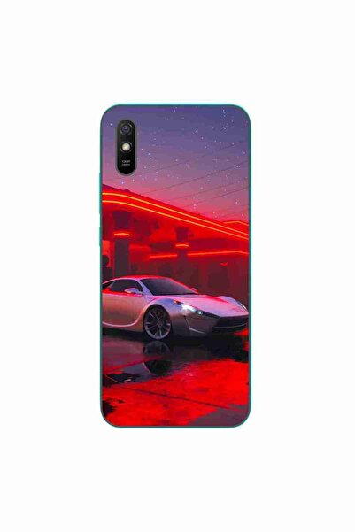 OEM Case compatible with Xiaomi Redmi 9A Silicone Gel Tpu Model Future Car
