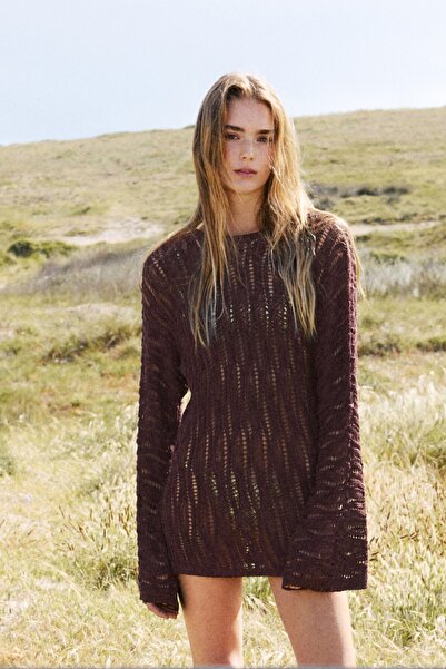 Pull & Bear Ajurlu triko kazak