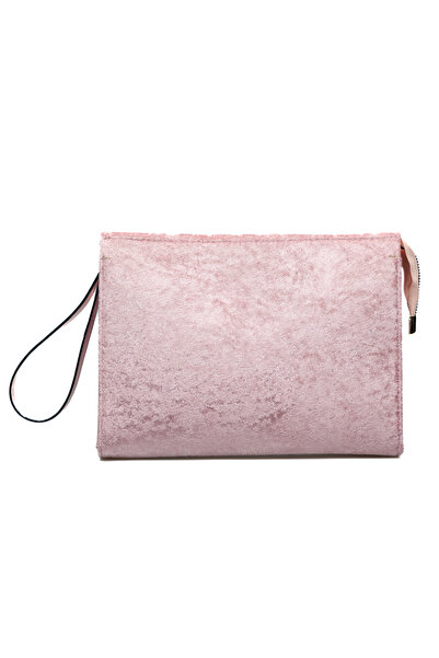 Zeyne Zyn11 Ροζ Γυναικεία τσάντα Clutch Janjan Portfolio Τσάντα χειρός και κα...