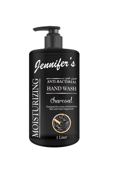 Jennifer's Charcoal Anti-Bacterial Hand Wash 1 Liter - Extra Moisturizing, Cl...