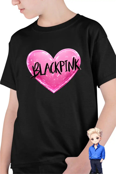OEM Μπλουζάκι BlackPink Καρδιά K-pop Εμπορεύματα