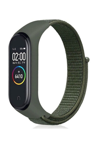 OEM Υφαντό Υφασμάτινο Λουράκι Χακί (Mi Band 3/Mi Smart Band 4) MM078497352