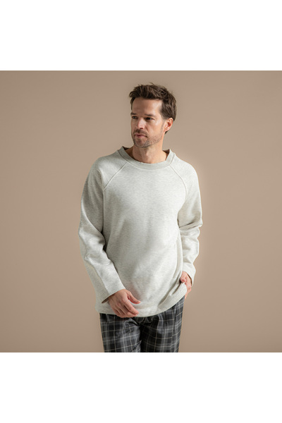 Chakra Nıgel Pajama Top Snow Melange
