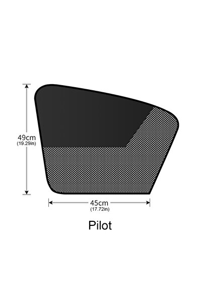 Choice5 APWIKOGER TypeA-left Magnetic Side Window Sun Shades Light Blocking C...