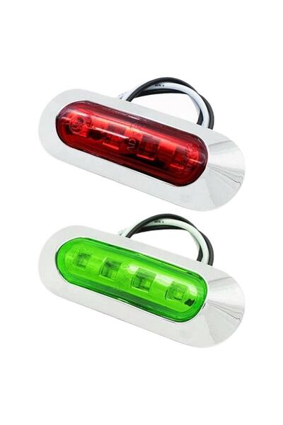 Choice 2pcs 2pcs Marine LED Navigation Lights Safety Warning Lamp IP67 Waterp...