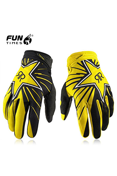 Choice9 قفازات L YELLOW FUNTIMES 2025 للربيع والصيف للدراجات الهوائية في الهو...