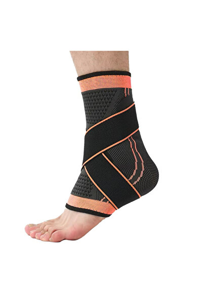 Choice7 M Orange Ankle Protection for Running Basketball and Football with St...